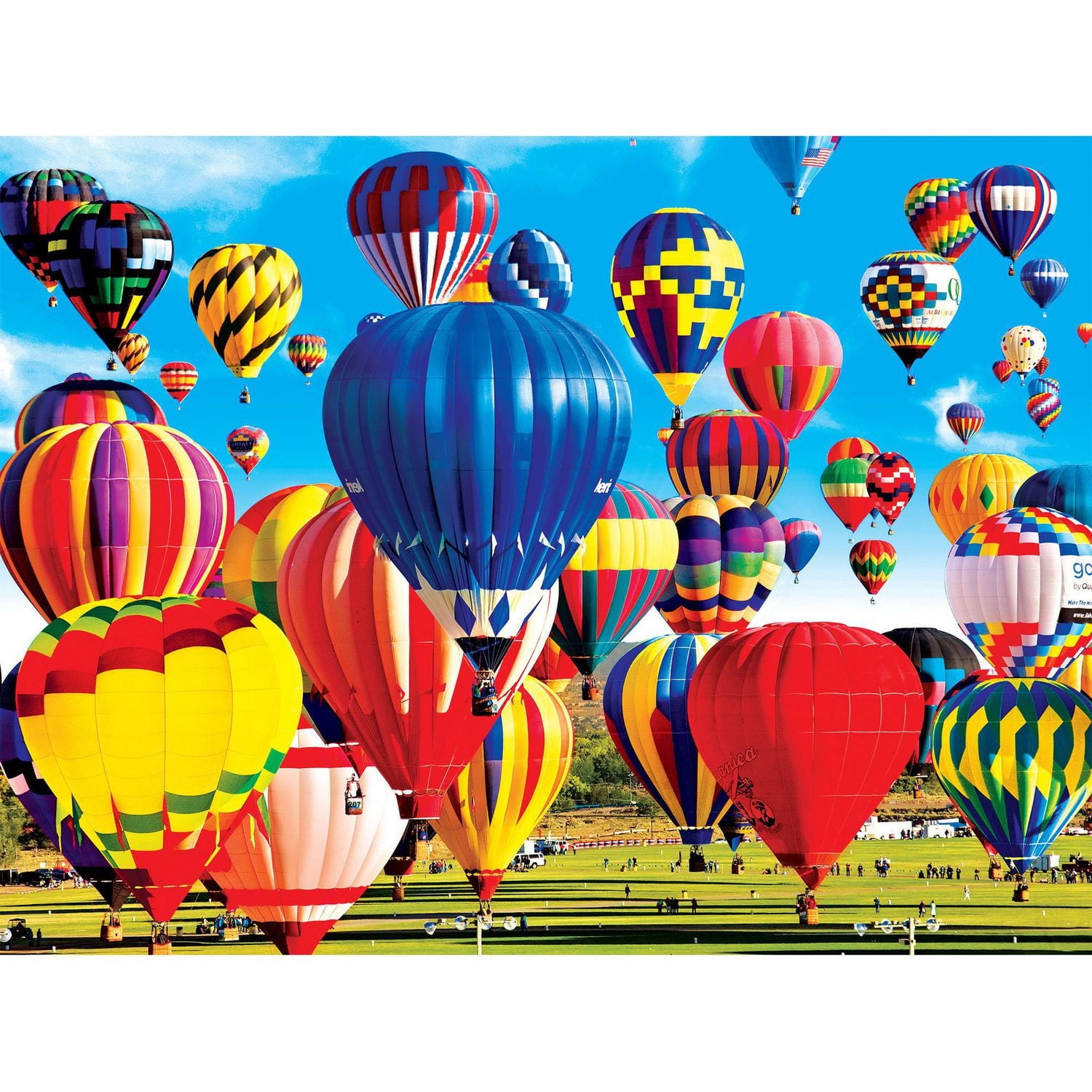 Kodak 550pc Puzzle - Up, Up and Away! Hot Air Balloon Fiesta (English Only)