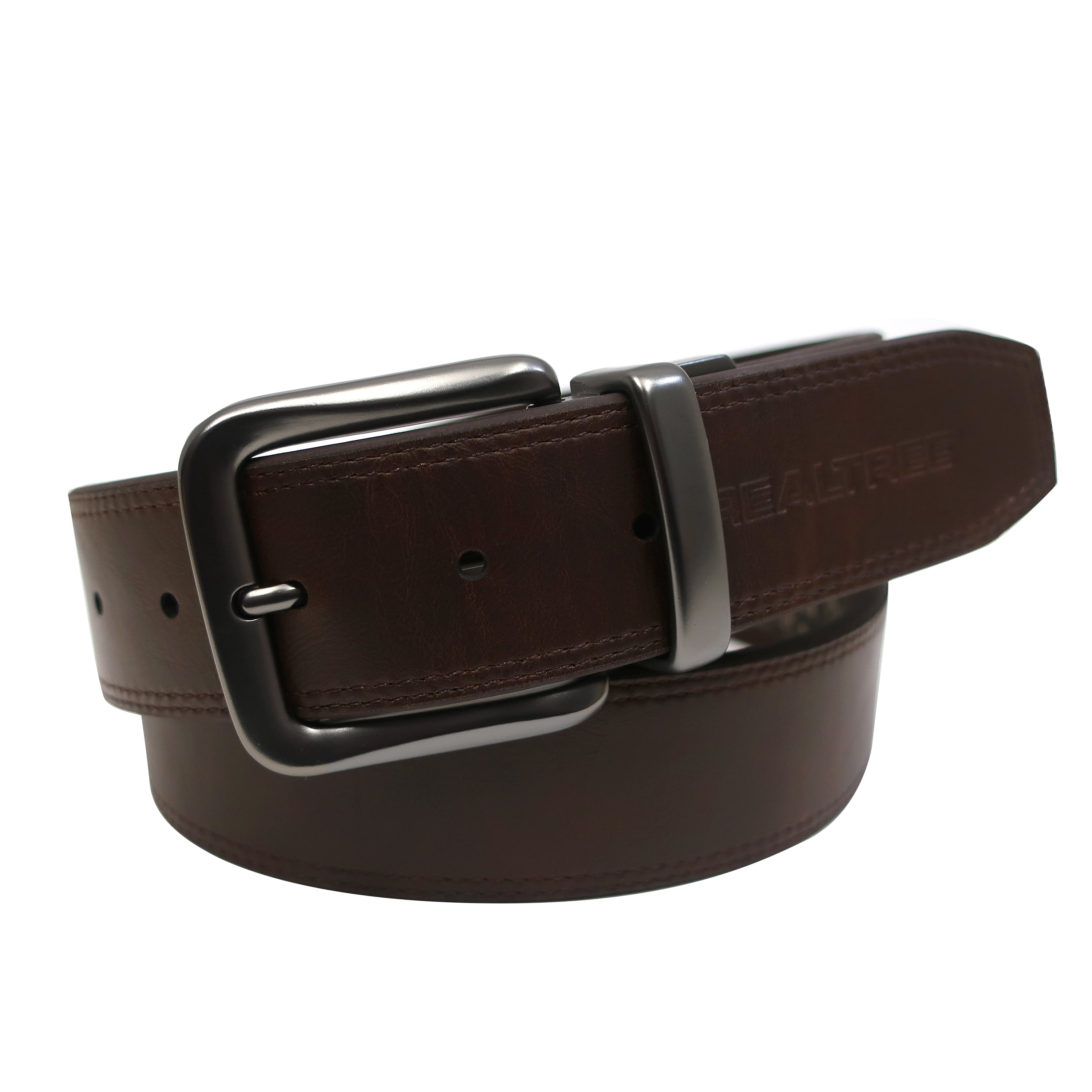 Realtree Men's Excape to Brown Reversible Belt Size S/M