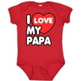 thumbnail image 3 of Inktastic I Love My Papa Boys or Girls Baby Bodysuit, 3 of 5