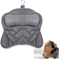 Yiliangx Bath Pillows Tub Pillows Bath Back Cushion Spa Tub Pillow,Bathtub Spa Pillow for Head Neck Back Support,Grey