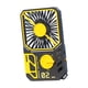 thumbnail image 1 of Ventilador portátil de mano Ventilador personal Ventilador de enfriamiento Ventilador de escritorio recargable ligero negro naranja, 1 of 9