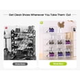 thumbnail image 5 of X-Large Shoe Storage Boxes Organizers Clear Plastic Stackable 12 Pack, Shoe Rack & Holder Substitute, Sneaker Containers, Toy Storage Organizer Bins for Closet, Entryway, Toy & Clothing Storage, 5 of 8