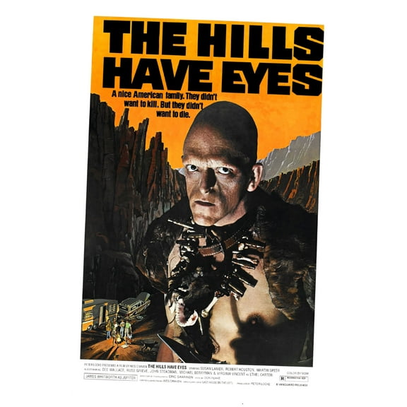 Hills Have Eyes The Movie poster Metal Sign 8inx 12in Metal Print 8x12 Square Adults AB Posters