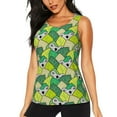 thumbnail image 3 of Goofa Cartoon Koala Bear and Leaf Printed Womens Workout Tops for Women Sleeveless Yoga Shirts Athletic Running Tank Tops Sleeveless Gym Clothes Workout Apparel-, 3 of 9