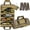 Khaki, variant on Ron Roll Up Tool Bag Organizer, Heavy Duty Canvas Wrench Organizer for Car, Truck & Garage