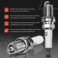 thumbnail image 5 of A-Premium Set of 6 Ignition Coil Pack and Iridium Spark Plugs Compatible with Nissan Pathfinder 2001 3.5L & Infiniti QX4 2001 3.5L, 5 of 8