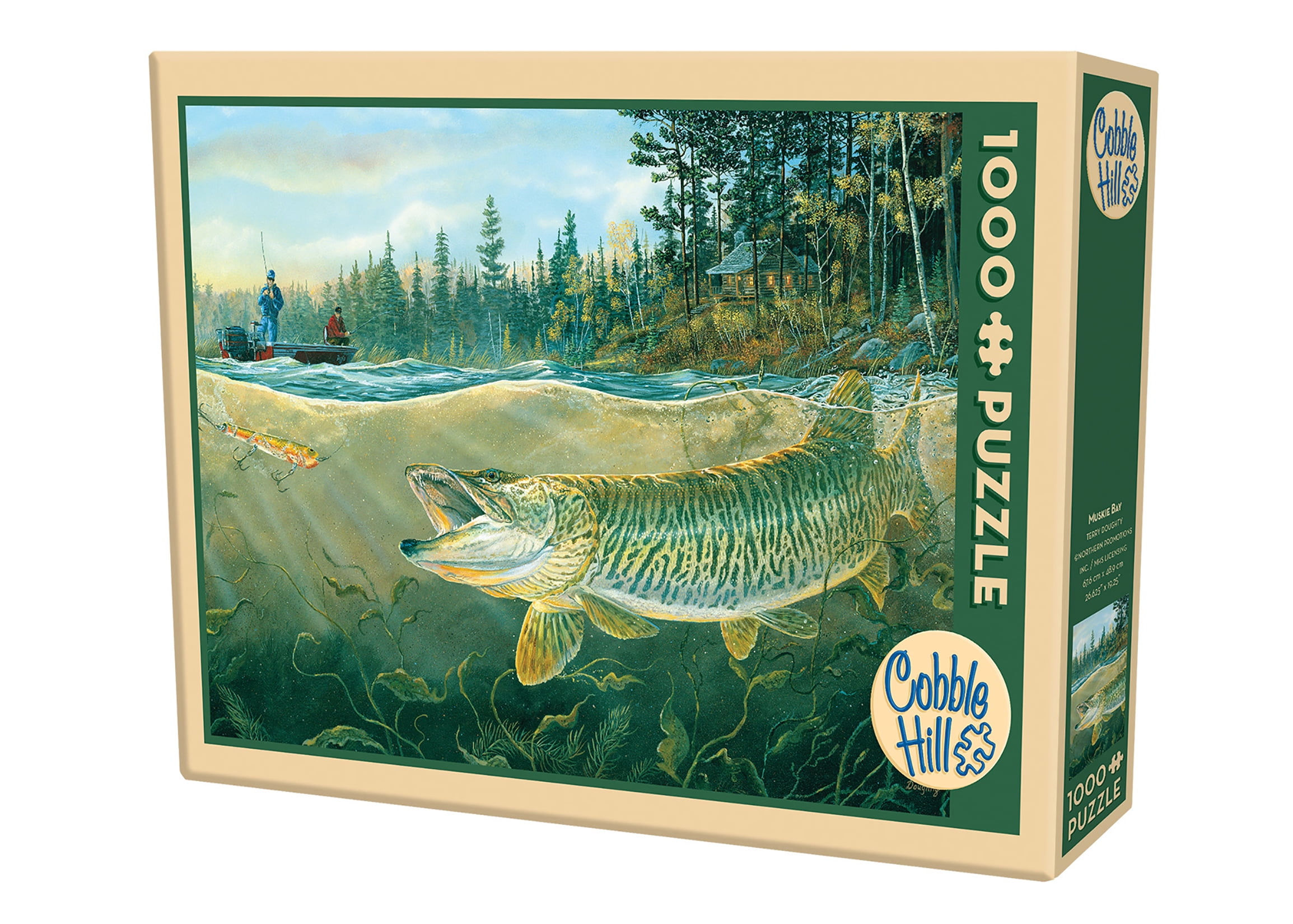 Cobble Hill Muskie Bay Fishing Puzzle 1,000 Pieces