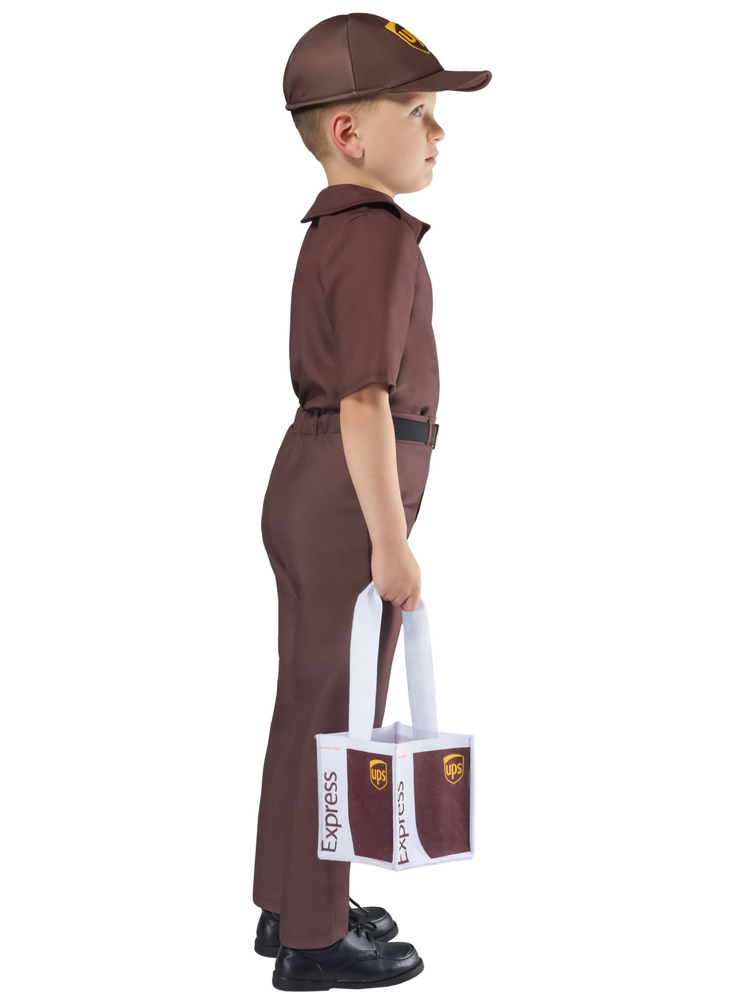 UPS Delivery Driver Costume for Toddlers by Rubies, Boys