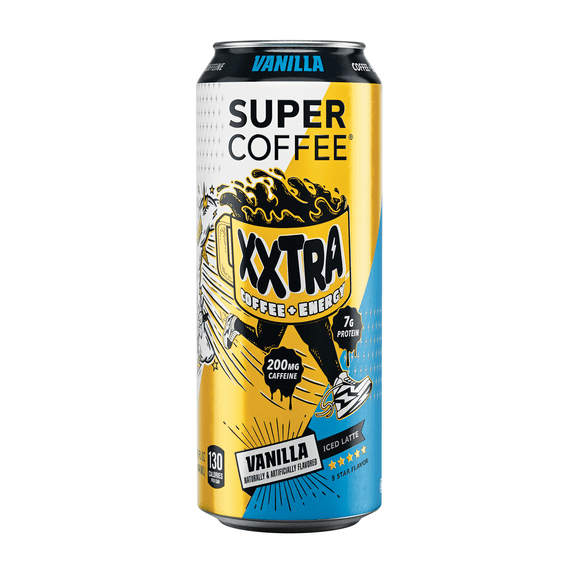 Super Coffee XXTRA Vanilla Iced Coffee Bottle, 15 fl oz