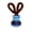 Blue-BU-clearacne, variant on WWG Easter Button Bunny Twist and Jump DIY Craft Kit Family Parent Child Activity Material Package for Holiday Handmade Decoration and Gift