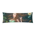 thumbnail image 2 of ABPHOTO Mermaid Fish Long Body Pillowcase Pillow Cover Pillowslip 20x60 inch, 2 of 2