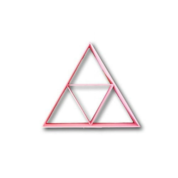 Fractal Triangle Cookie Cutter (4")- Fast Shipping - Sharp Edges - Exceptional Quality