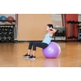 thumbnail image 3 of Black Mountain Products Professional Grade Stability Ball - Pro Series 1000 Lbs., Anti-burst 2000 lbs., Static Weight Capacity, 65cm Purple, 3 of 5