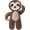 Brown, variant on Advance Pet Products Tuff Dog Toy Sloth Pink 1-Piece