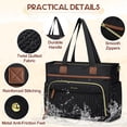 thumbnail image 3 of RAINSMORE Diaper Bag Tote, Large Diaper Baby Bag Waterproof Multifunctional Diaper Bag with Pacifier Case & Changing Pad, 3 of 8