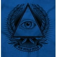 thumbnail image 2 of Freemason Providence Triangle Symbol Plus Size Crewneck Graphic Tee Shirt Brisco Brands 2X, 2 of 5