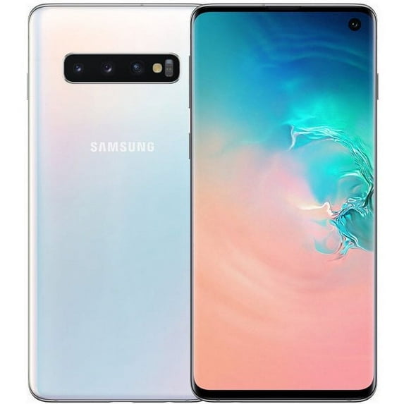 Restored Samsung Galaxy S10 SM-G973U Unlocked 128GB Prism White (Refurbished)