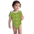 thumbnail image 3 of Daiia Kiwi Fruits Summer Printed Unisex-Baby Short Sleeve Onesies Bodysuits Baby Climbing Clothes Soft and Comfortable Romper with Expandable Shoulder Design-6 Months, 3 of 8