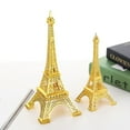 thumbnail image 5 of CSCHome Iron Tower Ornaments Mini Metal Eiffel Tower Office Desktop Decorations 9.84inch (Gold), 5 of 5