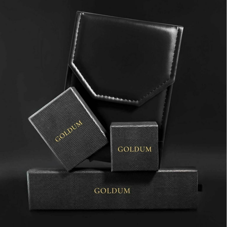 Goldum NYC 10K Yellow Gold Basketball Hoop Pendant – 1 3/4" Diamond Cut, No Stone