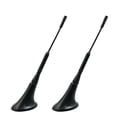 thumbnail image 1 of 2Pcs DC 12V Antena Decorativa Negro Base Adhesiva De Montaje En Techo De Vehículo Automóvil, 1 of 1