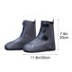 thumbnail image 3 of MTBLYS Cubrebotas impermeables antideslizantes para la lluvia, para hombres y mujeres, para caminar y andar al aire libre, reutilizables, gruesos y resistentes al desgaste, portátiles, 1 par., 3 of 8
