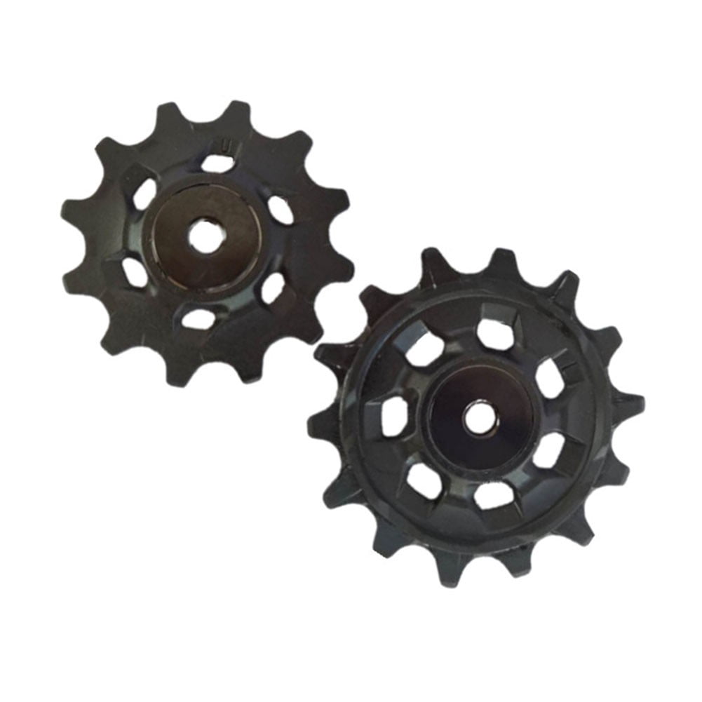 Fule 2pcs Bicycle Rear Derailleur Pulley Jockey Wheels 12T+14T for