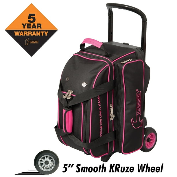 Hammer Signature Two Ball Roller Bowling Bag Black/Magenta Walmart