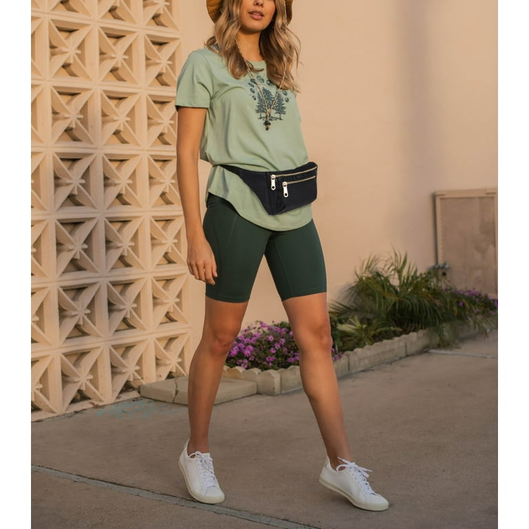 UTO Nylon Fanny Packs for Women Crossbody Belt Bag Lightweight - Main Image