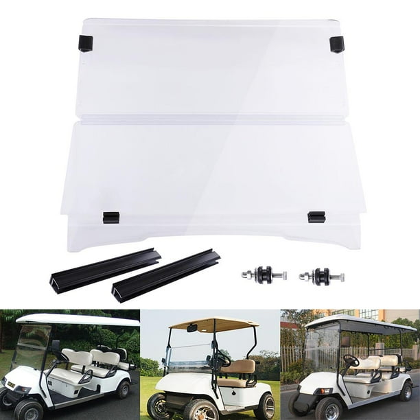 Folding Acrylic Golf Cart Windshield for EZGO TXT 19952013