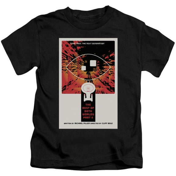 Star Trek Tng Season 4 Episode 1 Youth 18/1 T-Shirt Black