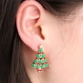 thumbnail image 5 of Pendientes de Navidad de dibujos animados de moda para mujer Pendientes de campana de Santa Wmkox8yi sjalhkljlk4507, 5 of 5