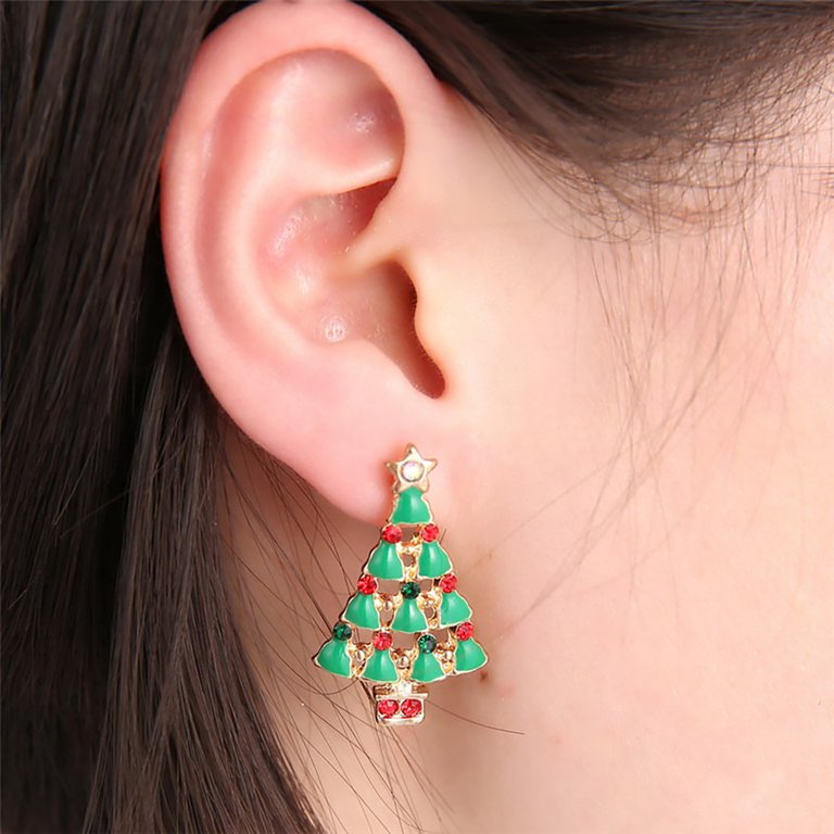 Christmas Gifts Santa, Christmas Earrings Bells