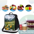 thumbnail image 4 of Naloa Mountain Daisy Meadow Lunch box Lunch bag for men women Large capacity Lunchbox Insulated Lunch bag Lunch box cooler, 4 of 7
