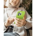 thumbnail image 6 of Designed for iPhone 14 Pro Case,Shockproof Liquid Silicone Protective Phone Case with Soft Anti-Scratch Microfiber Lining Ultra Slim Drop Protection Phone Cover 6.1 inch(Fluorescent Yellow), 6 of 13