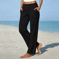 thumbnail image 2 of Pants for Women Plus Size Elastic High Waist Drawstring Fitness Sports Work Cargo pants, 2 of 7