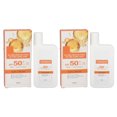 thumbnail image 2 of Protector Solar de Cara Ultra Ligera, 2 piezas Suaves incluso Tono de Piel 50 ml Ultra Largo Uva Uva Uva Sun Cream No Grasiento para el Agua Para El Verano, 2 of 7