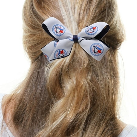 Toronto Blue Jays Two-Tone Hair Bow - No Size