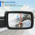 thumbnail image 7 of Spec-D Tuning LED Signal Power Fold Heat Chrome Right Passenger Side Mirror Compatible with 2013-2019 Dodge Ram 1500, 7 of 7