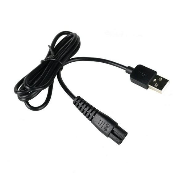 SharkTRUE High-Quality Durable USB Charging Cable For Electric Shavers, 1m, Easy Safe Use