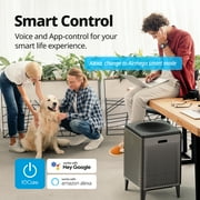 Coway WiFi enabled 400s Graphite True Hepa Air Purifier with 1560 sq ft Coverage Black