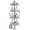 Silver, variant on Corner Shower Caddy Tension Pole - Rustproof Shower Shelves with Towel Bar & Soap Holder, Adjustable Bath Organizer for Bathroom Storage, 27.6-108.3 inch, Black
