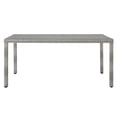 thumbnail image 3 of Modern Contemporary Urban Design Kitchen Dining Room Dining Table, Rattan Wicker, Grey Gray, 3 of 3