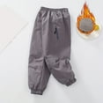 thumbnail image 2 of CPNG Teenagers Kids Boys Girls Autumn and Winter Hiking Ski Pants Youth Thickened Warm Casual Loose Trousers Sweatpants(Purple,3-4 Years), 2 of 7