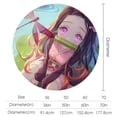 thumbnail image 2 of Kamado Nezuko Round Tablecloth Print Decorative Table Cover Washable Table Cloths for Dining Party Picnic 60x60in, 2 of 8
