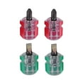 thumbnail image 2 of 4pcs Small Screwdriver Set 2 Slotted 2 Cross Screwdriver Radish Head Screw Driver Transparent Handle Screwdriver Hand Tools, 2 of 2