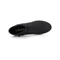 thumbnail image 4 of BLISSFUL STEP Valentine's Women' Shoes Round Toe Stacked Block Heel Zipper Ankle Boots Black 7, 4 of 7