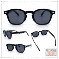 thumbnail image 2 of SA106 Polarized Sunglasses Rectangle Retro Keyhole Bridge and UV400 TAC Lenses / All Black, 2 of 7