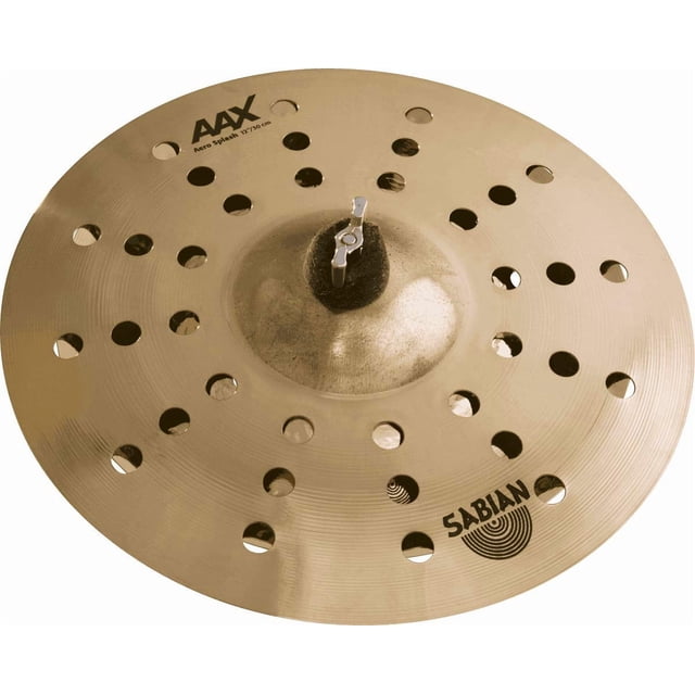 Mini Monster Stack Brilliant de Cymbal Sabian, 12 pulgadas, AAX Aero Splash, más de 10 pulgadas, AA, Mini China Santa