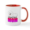 thumbnail image 2 of CafePress - Bichon Frise Mom Mug - 11 oz Ceramic Mug - Novelty Coffee Tea Cup, 2 of 6